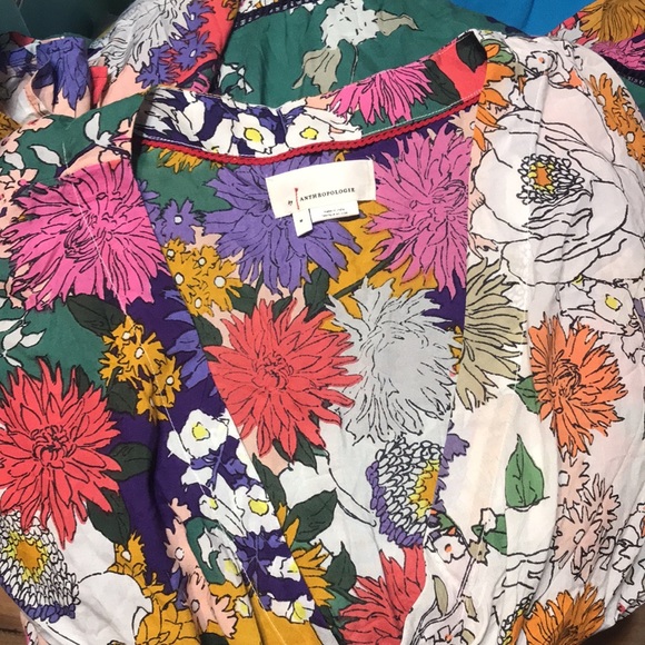 🚨B2G1 ANTHROPOLOGIE Bohemian Multi Color Dress - Picture 11 of 12